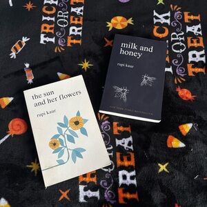 Rupi Kaur Poetry Book Bundle Lot Milk and Honey and The Sun and Her Flowers